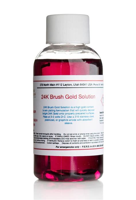 24K Brush Gold Plating Solution – Gold Plating Services