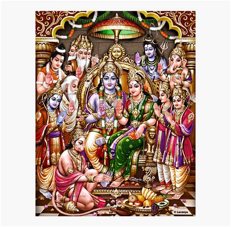 Sri Rama Images Png - Sri Rama Pattabhishekam Photo Hd, Transparent Png ...