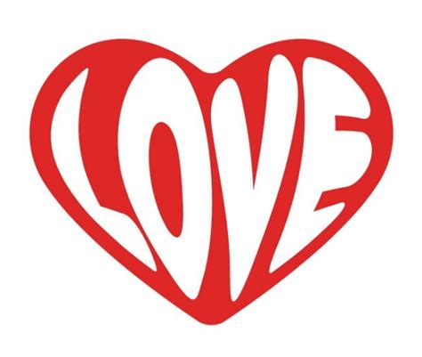 Love Word Heart Wall Stickers - JattDiSite.com