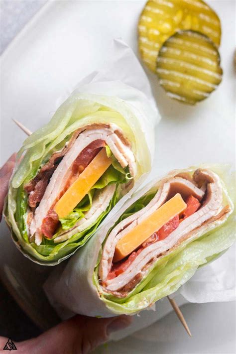 Turkey Club Wraps (Keto + Low Carb!) - Little Pine Kitchen