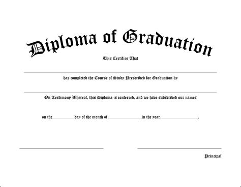 High School Graduation Diploma | Gradshop