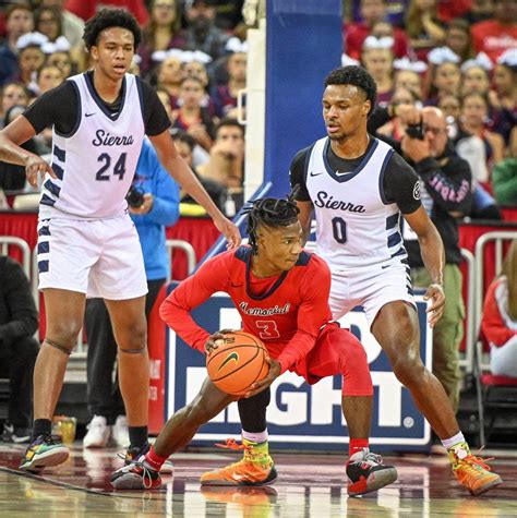 Bronny James and Sierra Canyon face San Joaquin Memorial in showcase in ...