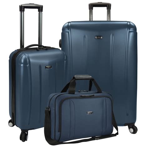 U.S Traveler Hytop Spinner 3Piece Luggage Set Blue *** Check out this ...