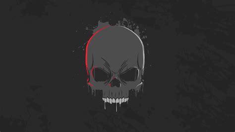 720x1280 Skull Dark Minimalism 4k Moto G,X Xperia Z1,Z3 Compact,Galaxy ...