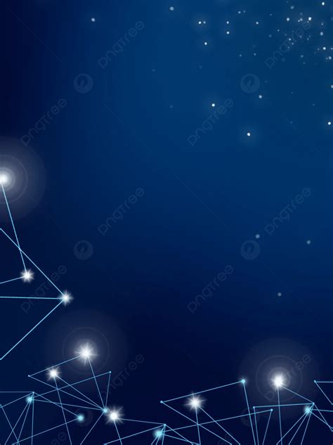 Modern Technology Cool Blue Starlight Background Wallpaper Image For Free Download - Pngtree