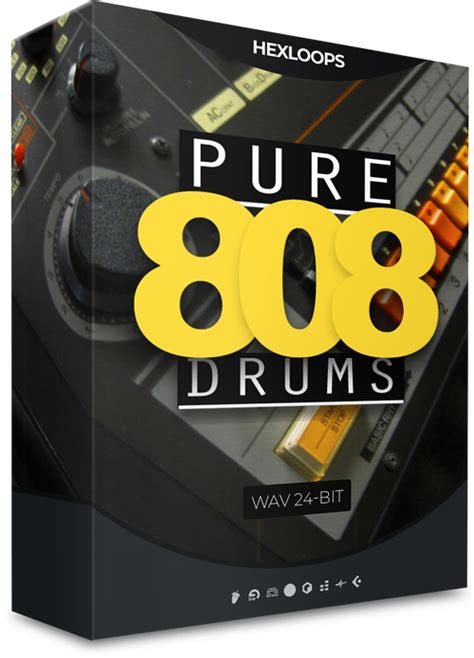 Over 600 Pure 808 Drum Samples - 808 Drum Kit | HEXLOOPS