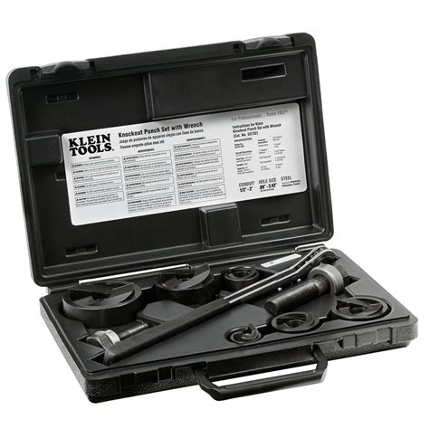 Knockout Punch Set with Wrench - 53732SEN | Klein Tools - For Professionals since 1857