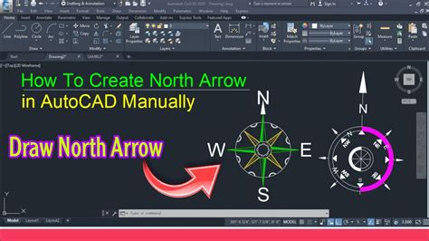 How To Add North Arrow In Autocad - Templates Sample Printables