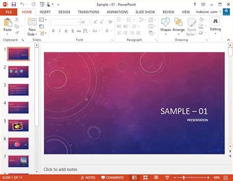 Mini Toolbar in PowerPoint 2013 for Windows