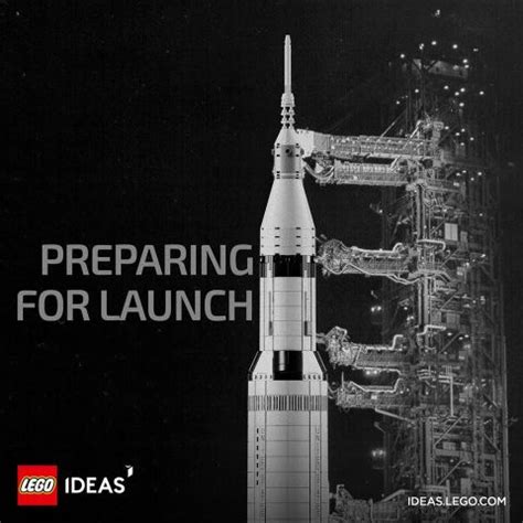 LEGO Ideas Apollo 11 Saturn-V Rocket update