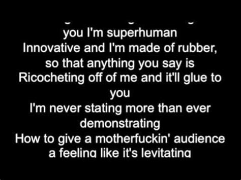 Eminem's fastest part in "Rap God". | Rap god, Verse, Let it be