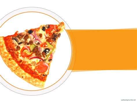 Pizza Slice Background For PowerPoint, Google Slide Templates - PPT Backgrounds