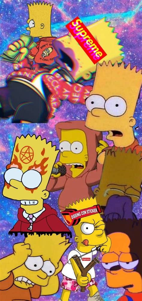 Wallpaper Bart Simpson aesthetic | Arte