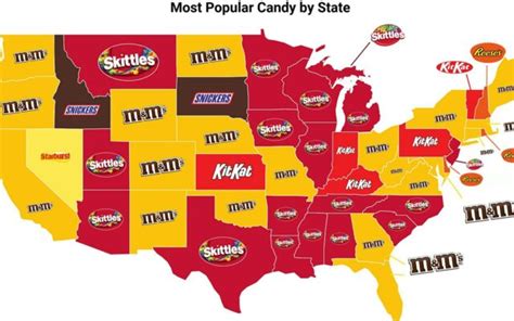 The Most Popular Candy in Each State - Energy 95.3