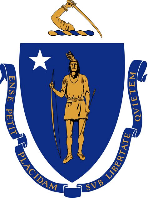 Massachusetts | Coat of arms, National emblem, Flag