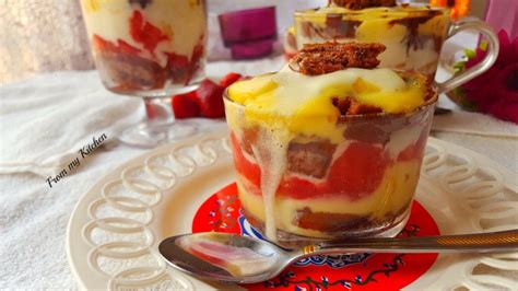 Fruit and Chocolate Trifle. - From My Kitchen