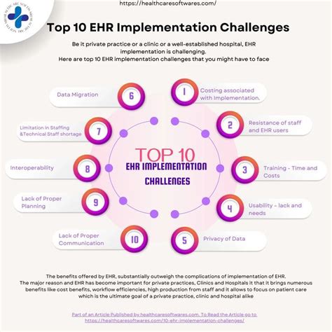 Top 10 EHR Implementation Challenges | Ehr, Electronic health records ...