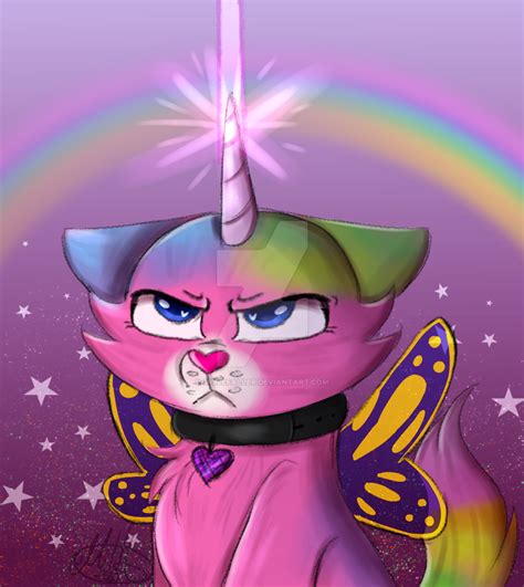 Rainbow Butterfly Unicorn Kitty by MilleFaller on DeviantArt