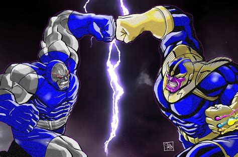 Darkseid vs Thanos by productoflife on DeviantArt