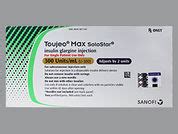 Toujeo Max Solostar side effects and drug details