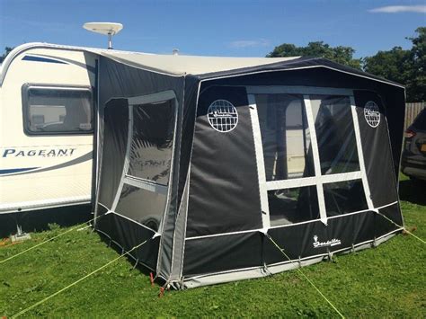 VGC ISABELLA MAGNUM 230 CARAVAN PORCH AWNING COAL/SLATE COLOUR | in ...