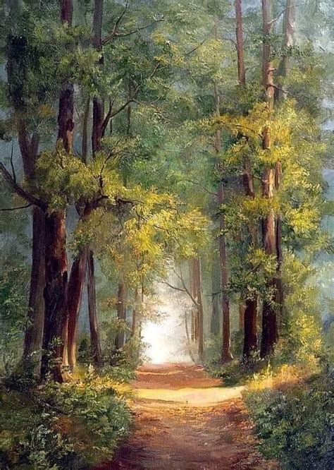 Olga Tuleninova 🦋 on Twitter | Landscape paintings, Oil painting ...