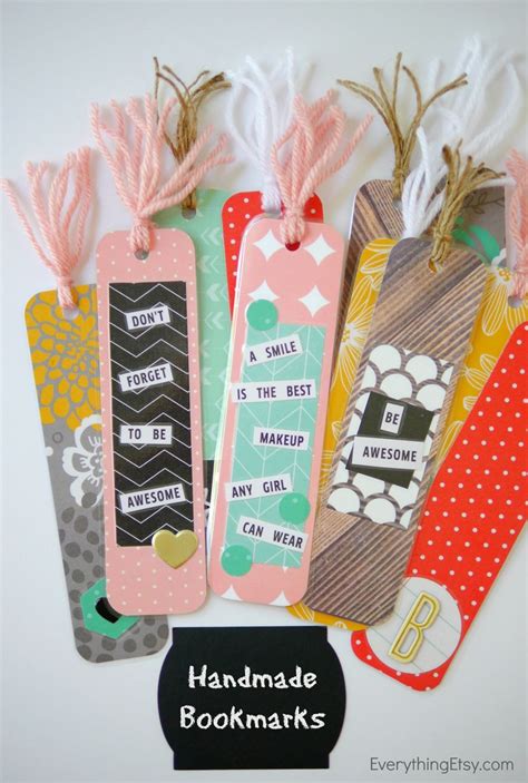 DIY Bookmarks for your Bookworms! - EverythingEtsy.com