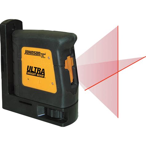 Johnson Level & Tool Self-Leveling High-Powered Cross-Line Laser Level ...