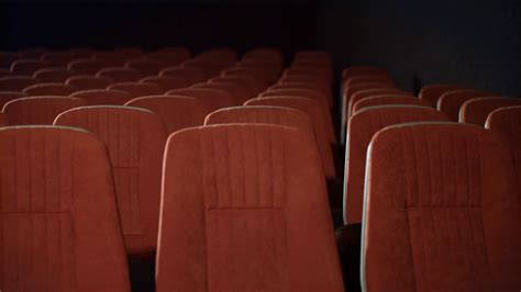 Rows Of Empty Seats In Cinema Theatre Empty Stock Footage SBV-325807062 - Storyblocks