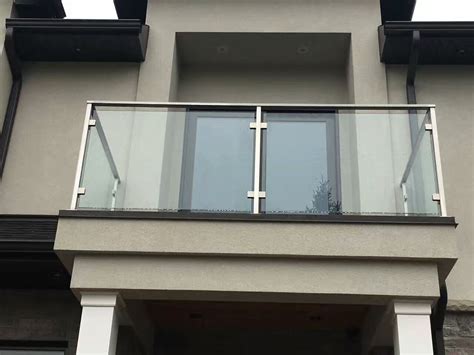 Stainless Steel Glass Railing Post Square | Demax Arch | Glass balcony railing, Balcony railing ...