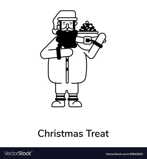 Christmas treat Royalty Free Vector Image - VectorStock