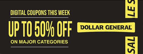 Dollar General Printable Coupons|October Edition|: Up To 50% off On Groceries, Household ...