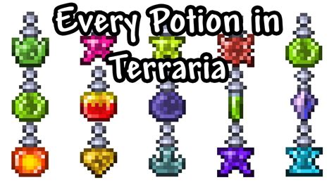 How to craft every potion in Terraria - YouTube