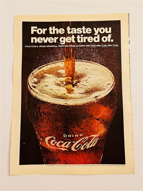 Vintage Coca-cola Advertisement - Etsy