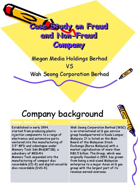 Case Study On Fraud and Non-Fraud Company | PDF | Companies | Corporations