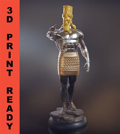 Daniel 2 Statue king nebuchadnezzar Babylon | CGTrader