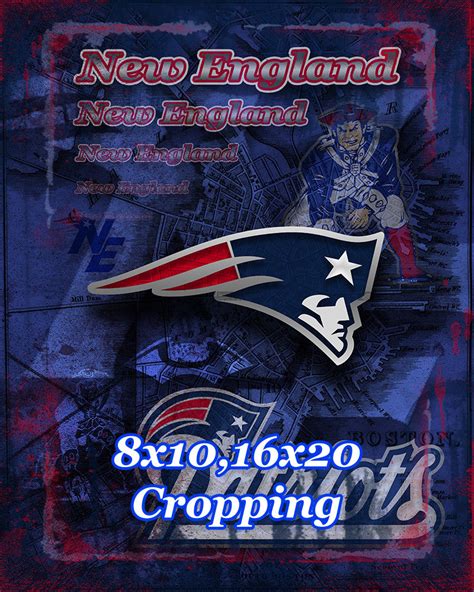 New England Patriots Football Poster,New England Patriots Gift, New En ...