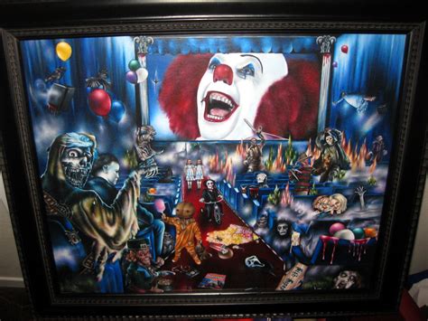 Cinema of Horror (16x20" Prisma Drawing) - Horror Movies Fan Art ...