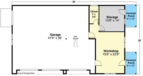 3-Car Garage with Heated Workshop - 72988DA | Architectural Designs - House Plans