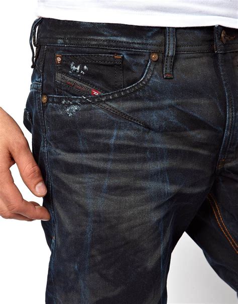 Lyst - Diesel Jeans Shioner 824Y Slim Fit Color Mutation Dark Wash in Blue for Men