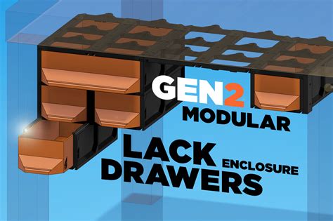 GEN2 Modular Drawers - Standard by Jerrari | Download free STL model | Printables.com