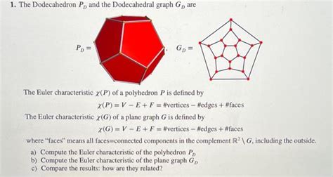 Solved 1. The Dodecahedron PD and the Dodecahedral graph GD | Chegg.com