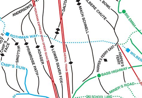 Snowbird Ski Map Art Snowbird Utah Snowbird Trail Map | Etsy