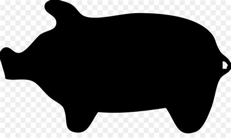 Free Pig Silhouette Outline, Download Free Pig Silhouette Outline png ...