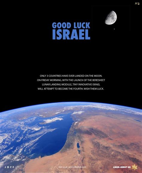 Astronomy Israel: SpaceX to Launch Israeli Moon Lander Beresheet on February 21/22, Thursday ...