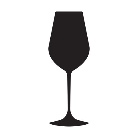 wine glass icon vector for graphic design, logo, website, social media ...