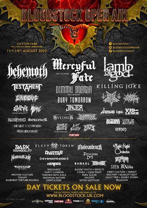 Top Ten Bands You Must Watch At Bloodstock Festival 2022 - Distorted ...