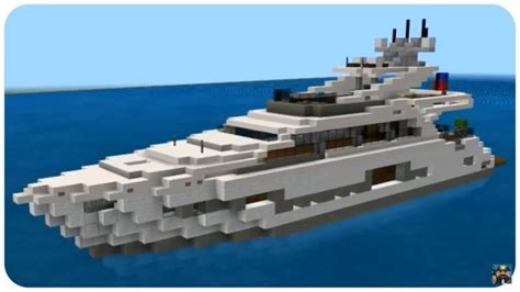 Minecraft: How to Build a Yacht in Minecraft | Minecraft Yacht Tutorial ...