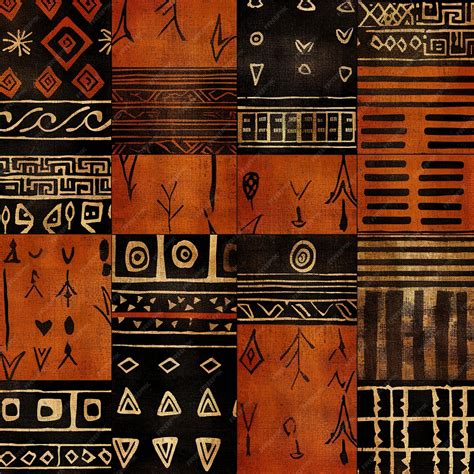 Premium AI Image | African Ethnic pattern