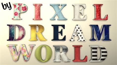 PixelDreamworld — Wall Letters by PixelDreamworld - 31 new meshes! I... | Sims 4, Letter decor ...